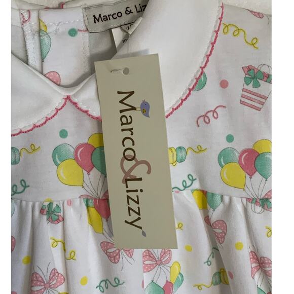 Marco & Lizzy Birthday Pima Dress NWT 24mo - Picture 3 of 4